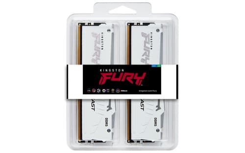 Kingston FURY Beast RGB 32 Go (2 x 16 Go) DDR5 6000 MHz CL36 - Blanc 5