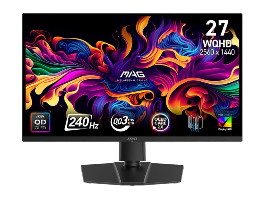 MSI 26.5" OLED - MAG 271QP QD-OLED X24