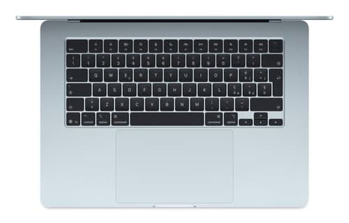 Apple MacBook Air M4 15 pouces (2025) Bleu ciel 24Go/512 Go (MC7D4FN/A) 2