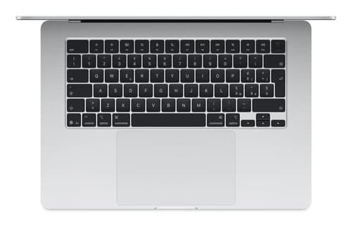 Apple MacBook Air M4 15 pouces (2025) Argent 16Go/512 Go (MW1H3FN/A) 2