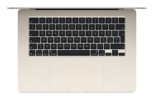Apple MacBook Air M4 15 pouces (2025) Lumière stellaire 24Go/512 Go (MC6K4FN/A) 2