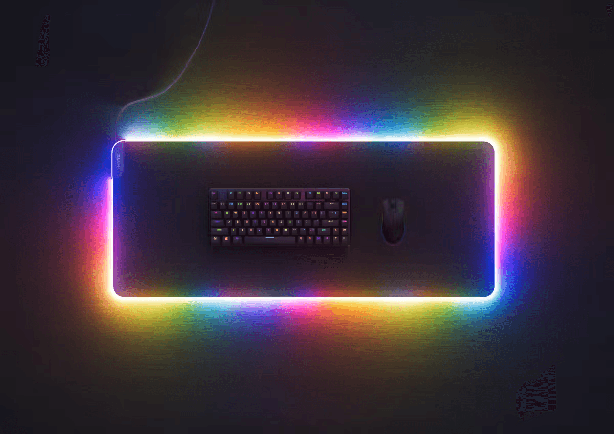 Hyte CNVS Intense Play Mat qRGB - Noir 3