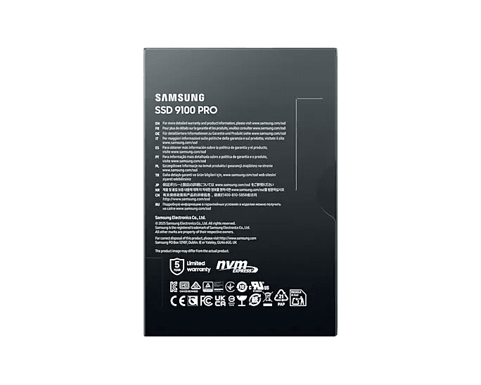 Samsung SSD 9100 PRO M.2 PCIe NVMe 1 To 6