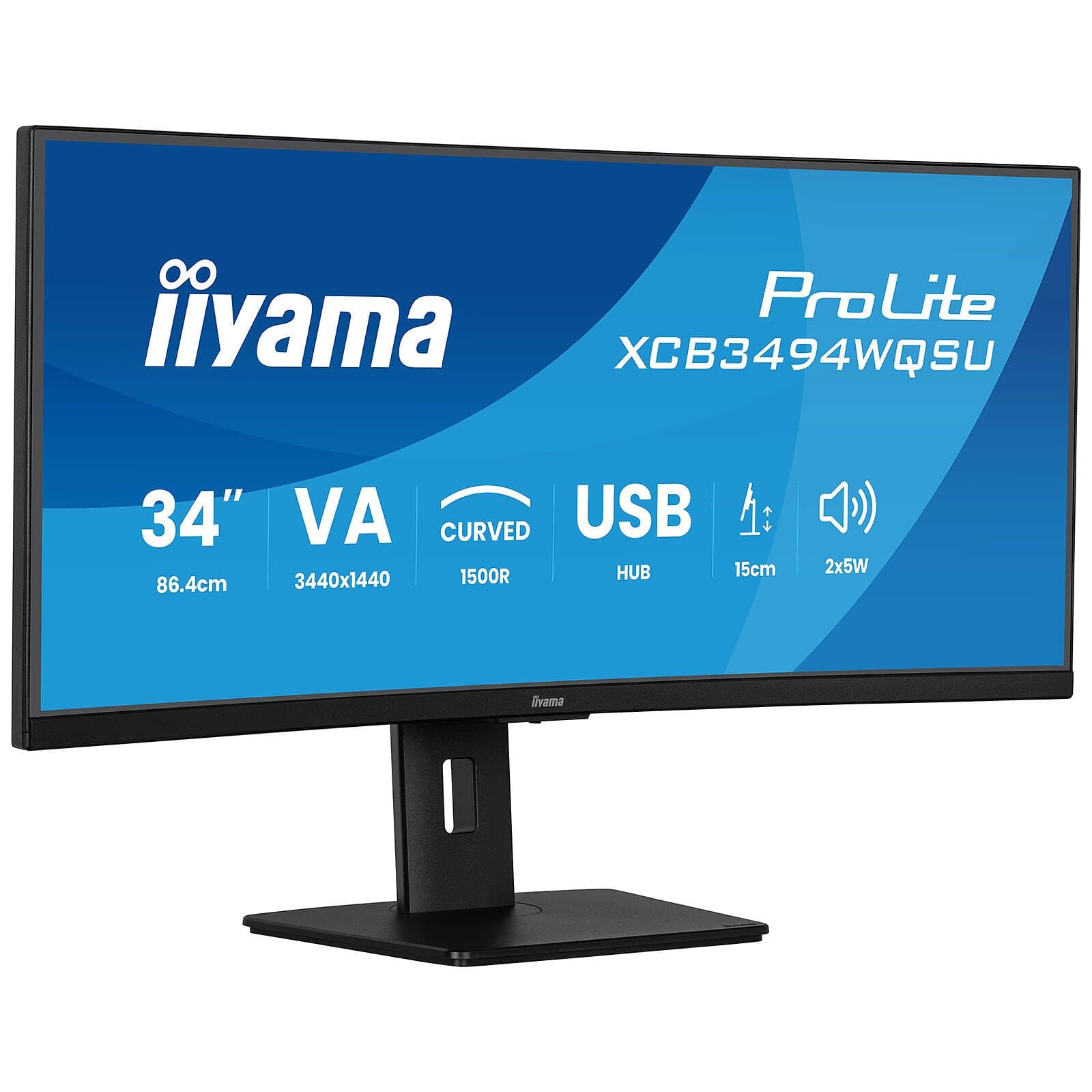 iiyama 34" LED - ProLite XCB3494WQSU-B1 4