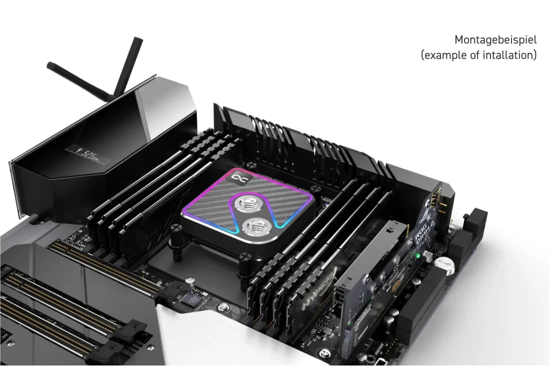Alphacool Waterblock CPU Core 1 Aurora Carbon 2