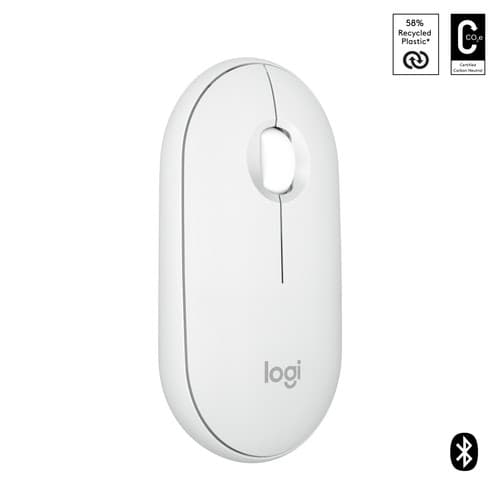 Logitech Pebble 2 M350s (Blanc) 3