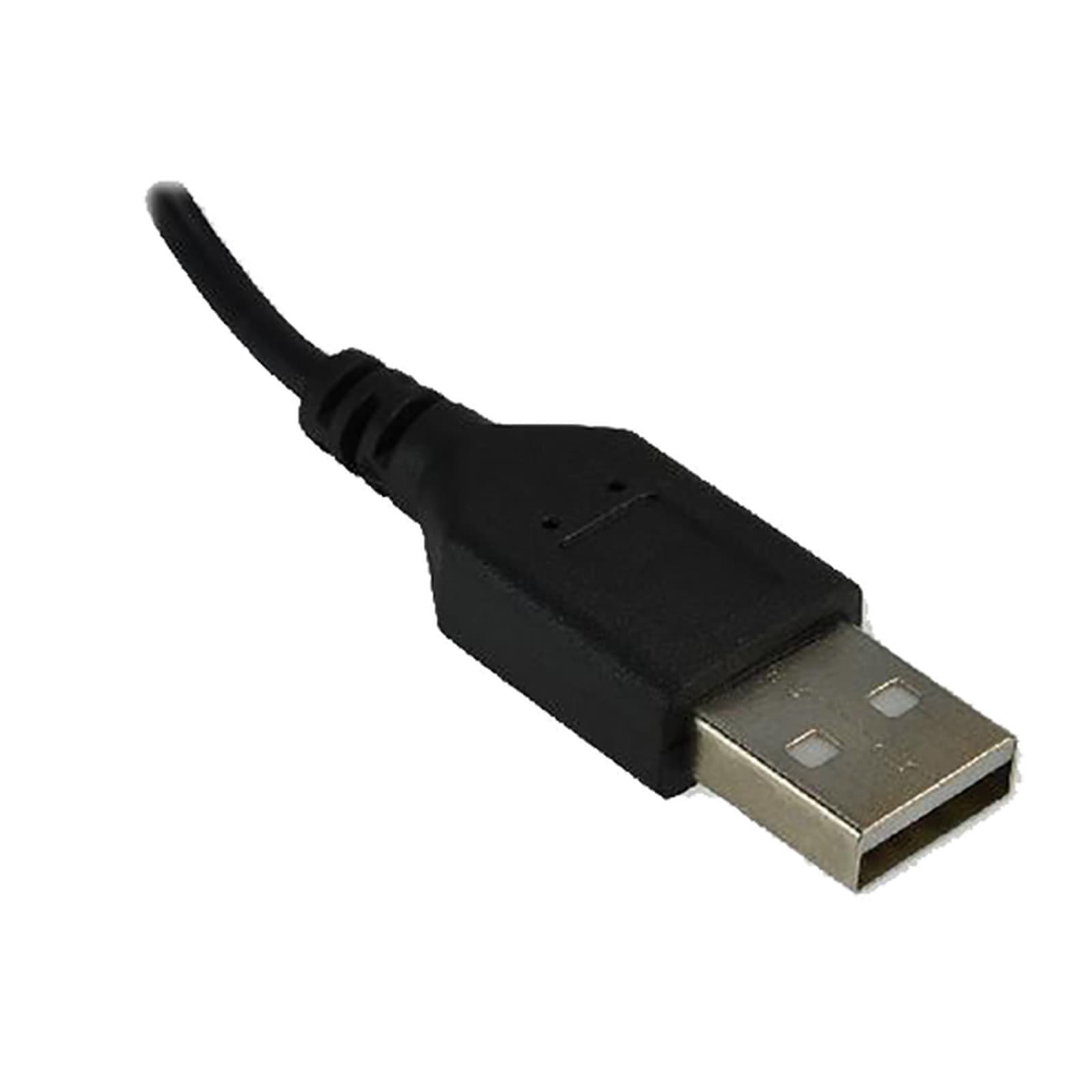 MCL Casque stéréo filaire avec micro et contrôle du volume - USB 2