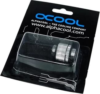 Alphacool Fitting double écrou G1/4 AG vers G1/4 AG - Chrome 2