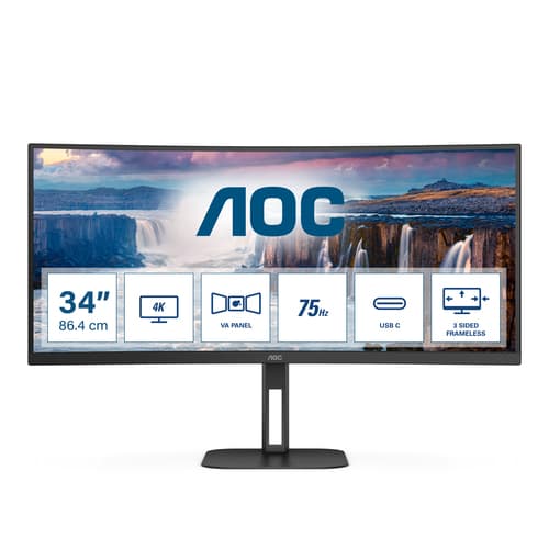 AOC 34" LED - CU34V5C/BK 1