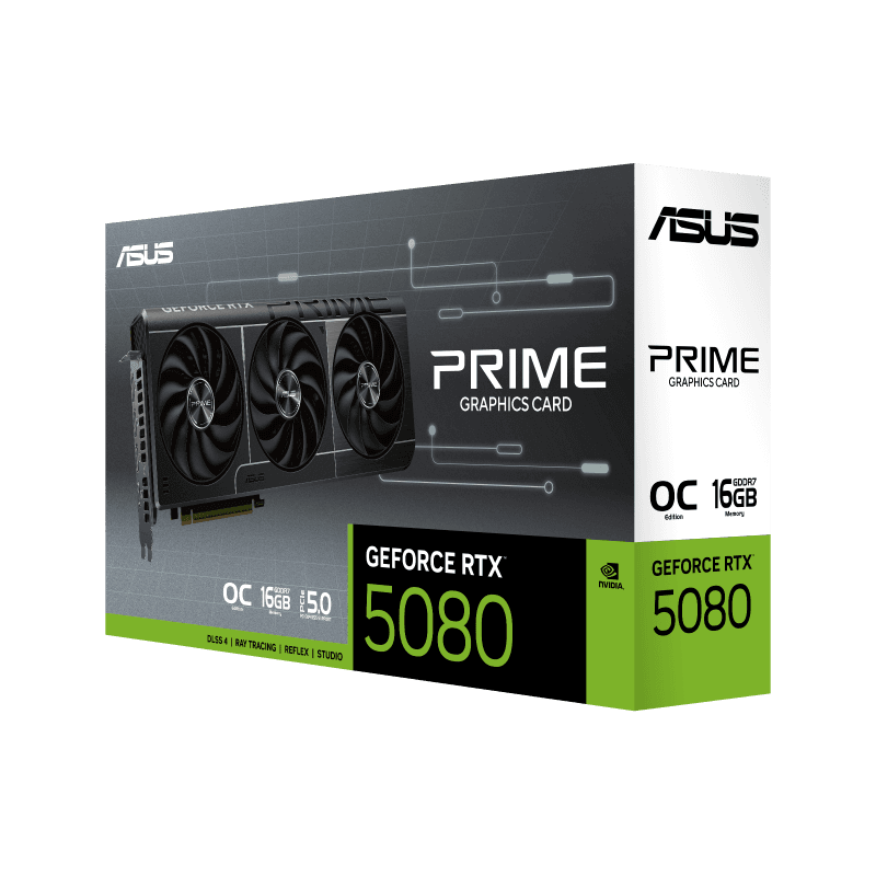 ASUS PRIME GeForce RTX 5080 16GB GDDR7 OC Edition 2