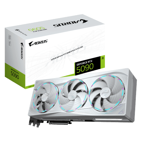 Gigabyte AORUS GeForce RTX 5090 STEALTH ICE 32G
