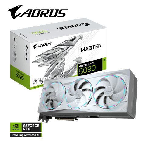 Gigabyte AORUS GeForce RTX 5090 MASTER ICE 32G 4