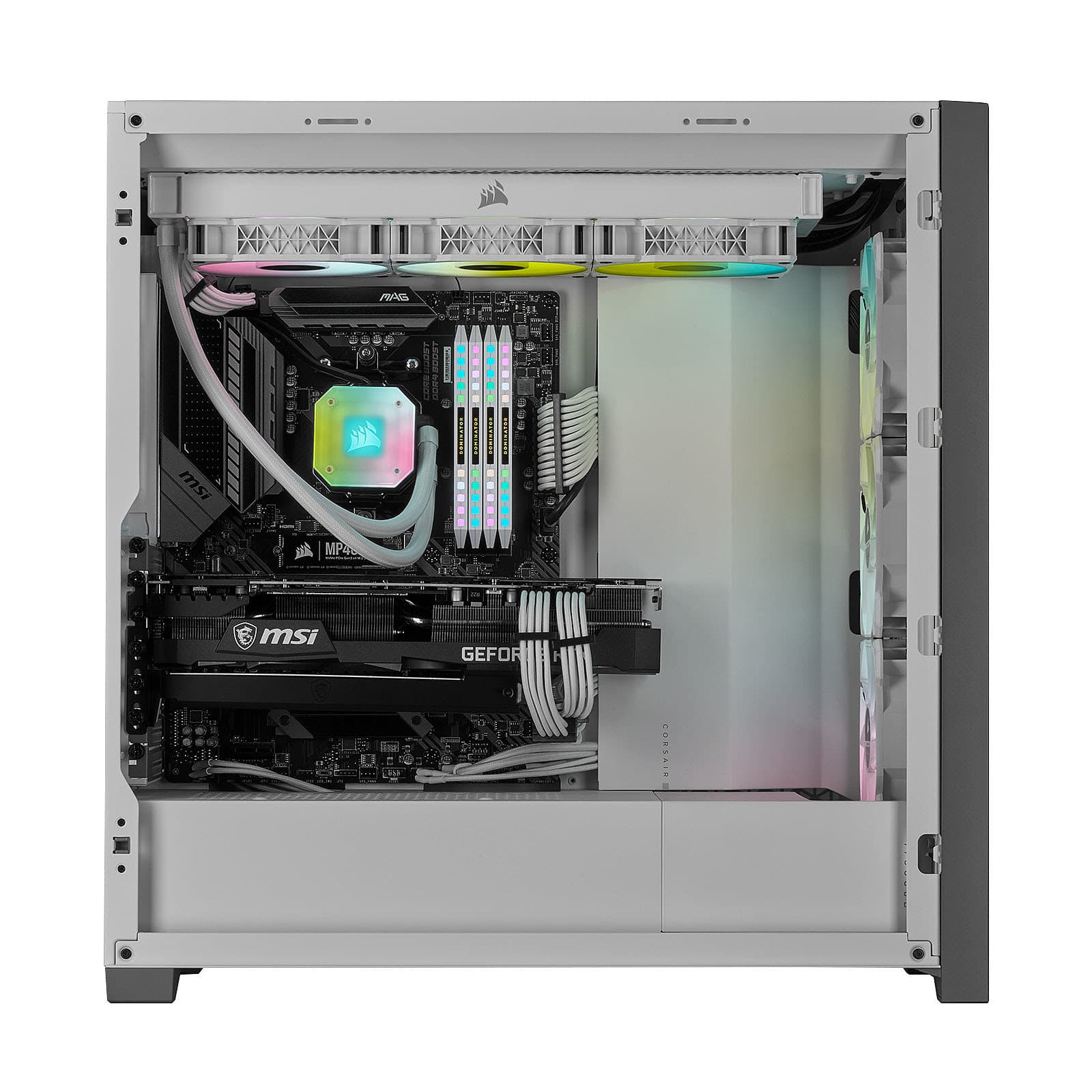 Corsair iCUE 5000X RGB Tempered Glass (Blanc) 3