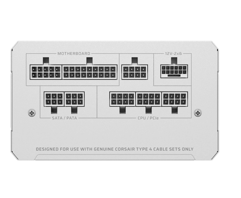 Corsair RM1000e (2025) - Blanc 3