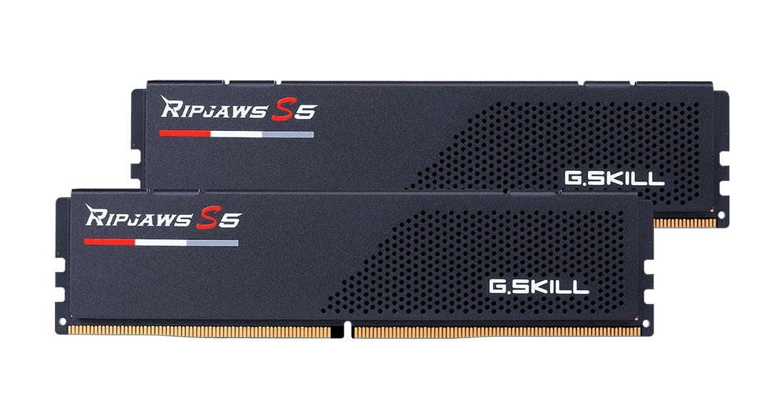 G.Skill RipJaws S5 Low Profile 48 Go (2 x 24 Go) DDR5 5600 MHz CL40 - Noir