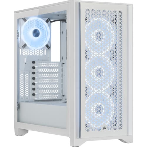 Corsair iCUE 4000D Airflow RGB TG Blanc