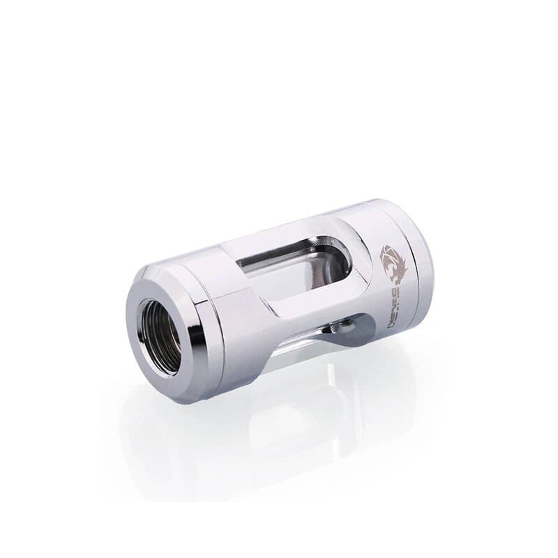 Fitting Tube rigide 14mm droit argent