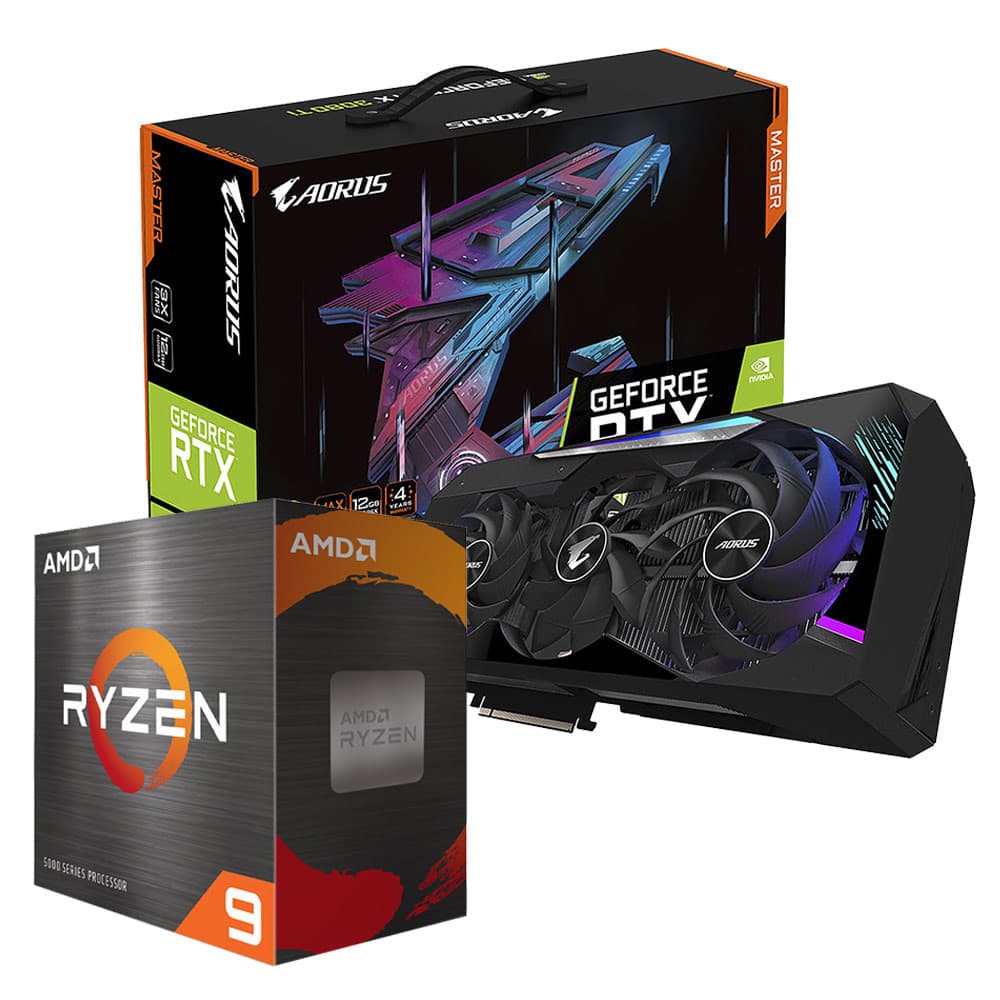 Pack AMD Ryzen 9 5950X + AORUS RTX3080 TI MASTER 12G LHR