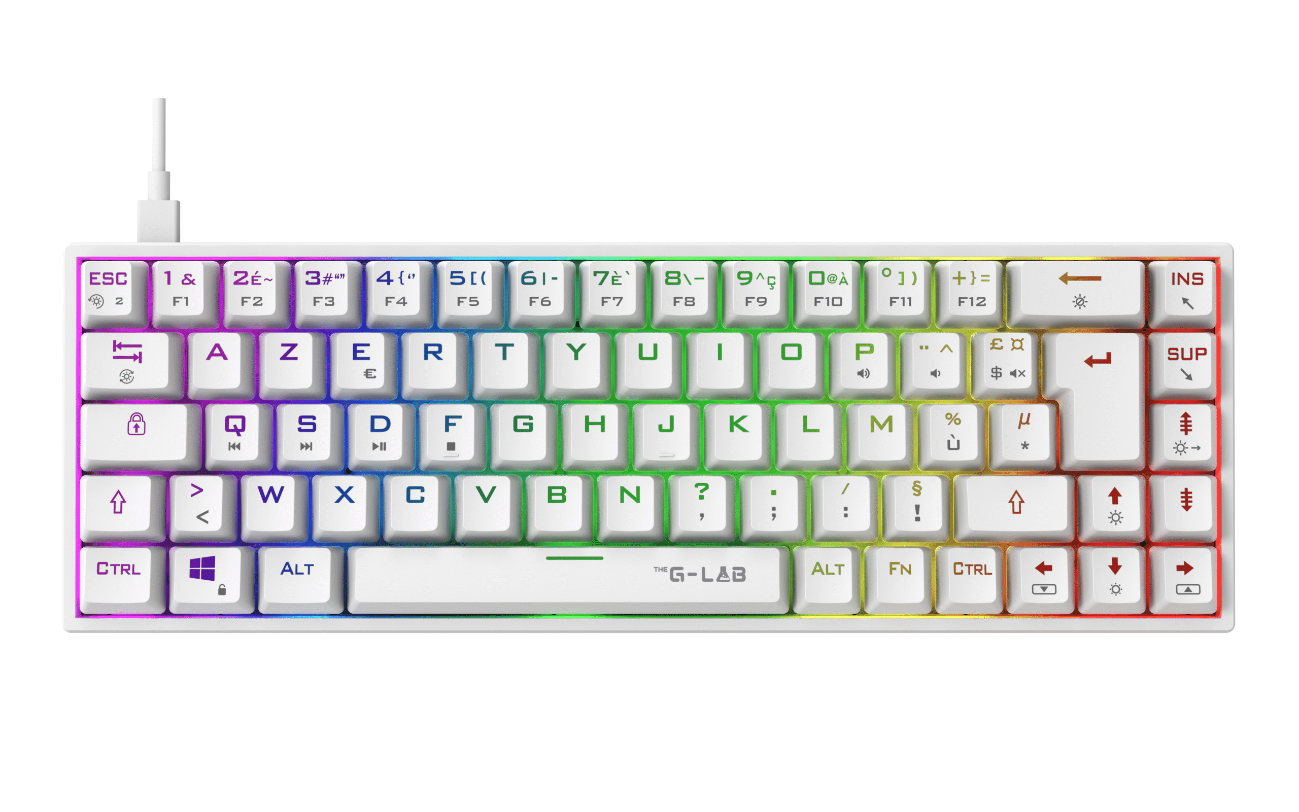 The G-Lab Keyz Titanium (Blanc)