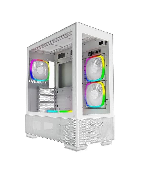 Montech Sky Two RGB - MT/SansAlim/ATX - Blanc