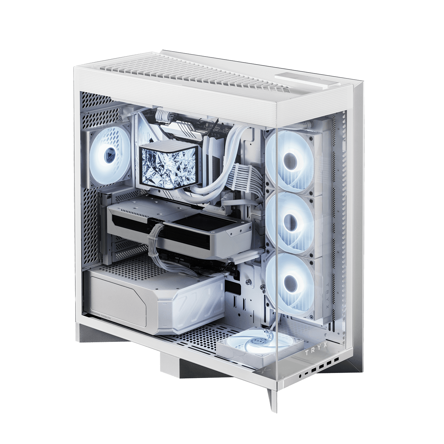 TRYX LUCA L70 ARGB - MT/SansAlim/ATX - Blanc