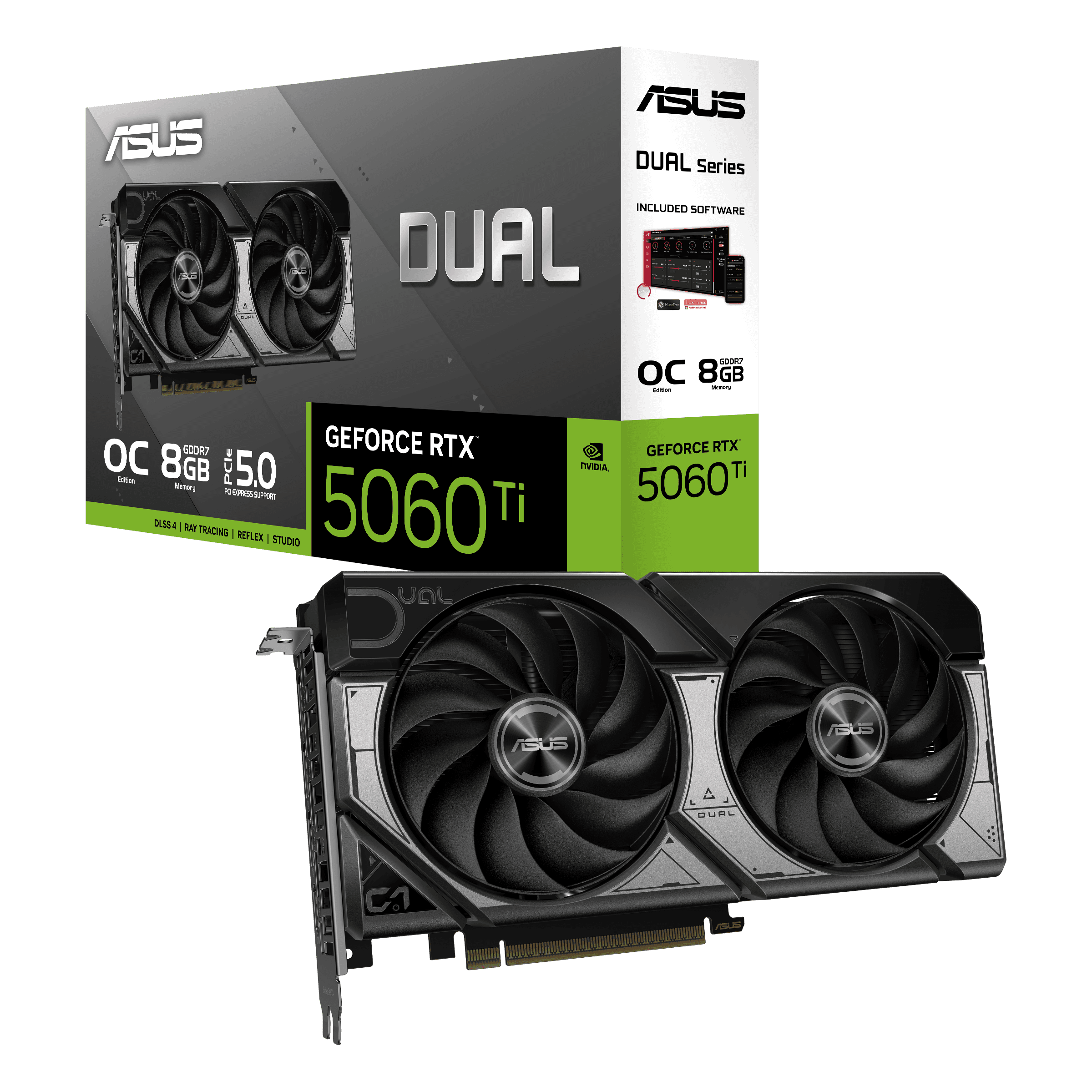ASUS Dual GeForce RTX 5060 Ti OC Edition 8GB