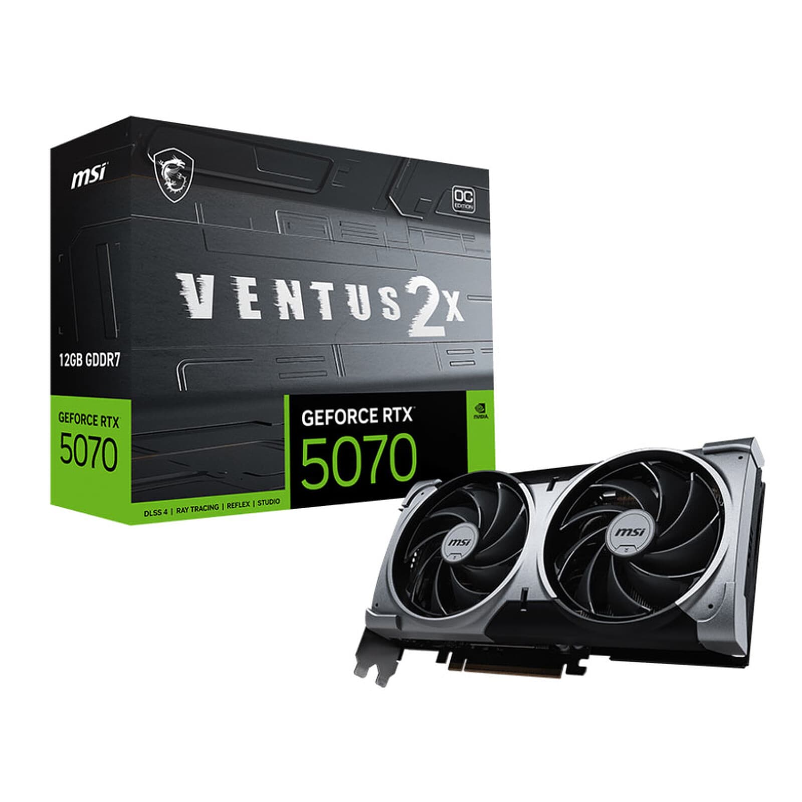 MSI GeForce RTX 5070 12G VENTUS 2X OC V1