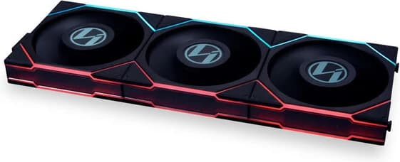 Lian Li Uni Fan TL120 LCD (noir) - Pack de 3