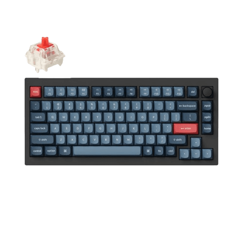 Keychron V1 Max Wireless Knob - Noir - Gateron Jupiter Rouge