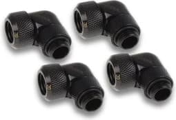 Alphacool Fittings Eiszapfen 16mm coudé 90° - Pack de 4