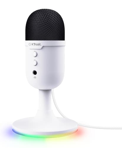 Trust YUNIX - Microphone - Blanc